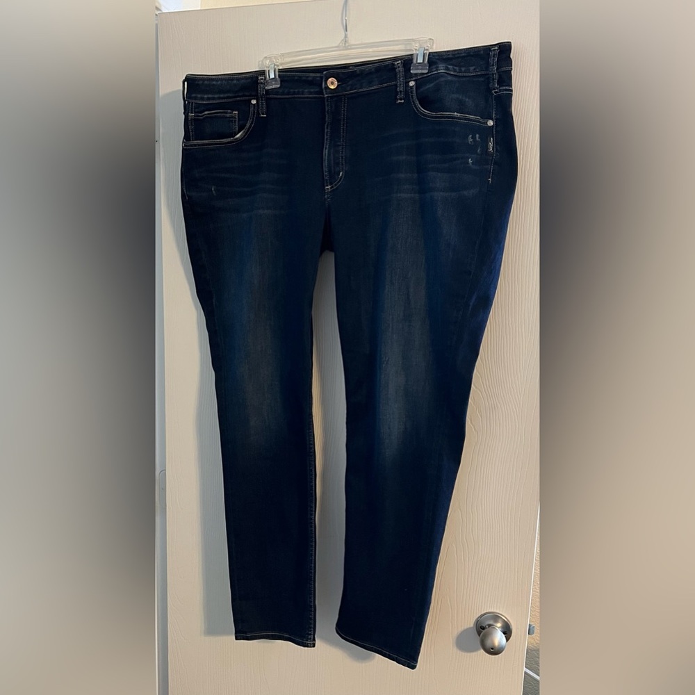 Silver Jeans Women's Deep Indigo Boyfriend Jeans